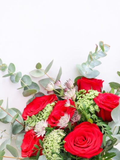 Ramo de 6 rosas rojas para enviar a domicilio