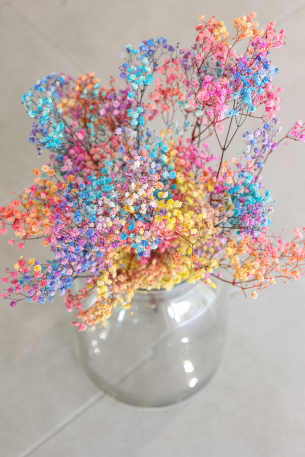 Ramo de flor preservada de colores