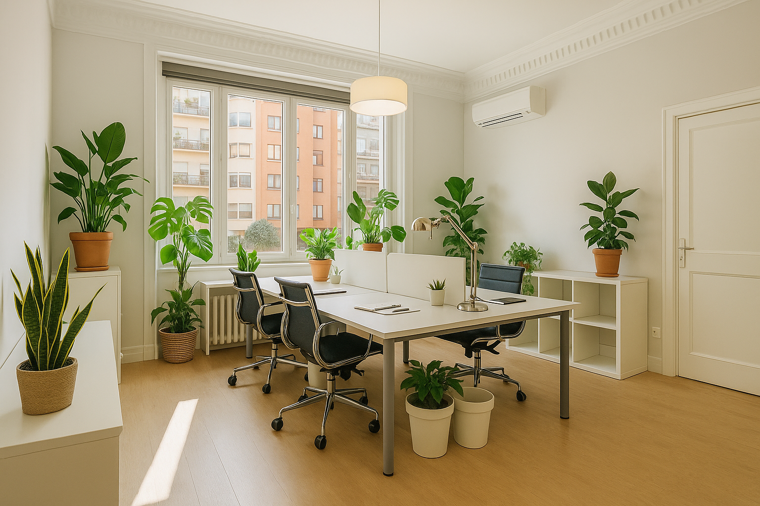 🌿 Flores y plantas en el trabajo: el secreto (natural y probado) para una oficina feliz